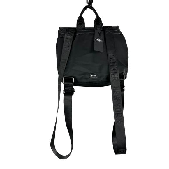 Botkier‎ Black Trigger Mini Backpack NWT Nylon Zippers Pockets - Picture 5 of 10